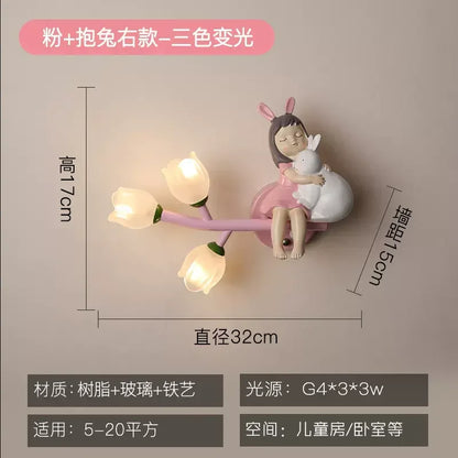 Decorbites™ LED-Wandleuchte für Kinderzimmer – Cartoon-Beleuchtung für die Kinderstube