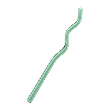 DecorBites™ Glass Straws Set - Eco-Friendly Reusable Colorful Drinking Tubes