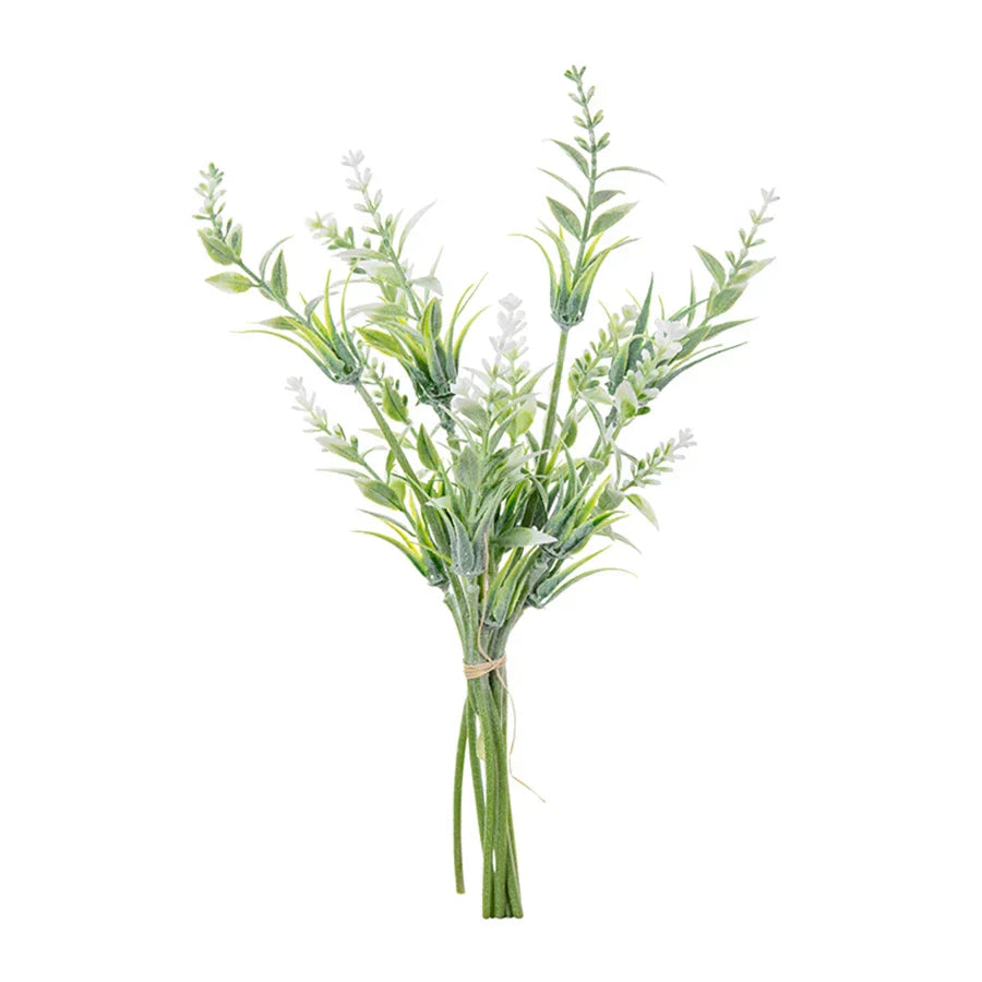 Decorbites™ Lavendel-Hochzeitskranz Künstliche Blumen Wohnraumdekoration Bastelarbeiten Falsche Pflanzen