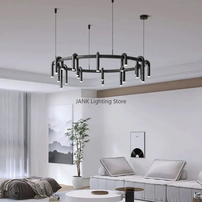 Decorbites™ Kreisförmige Ring-Anhängerleuchten - LED-Kronleuchter für Wohnzimmer zu Hause & Restaurant