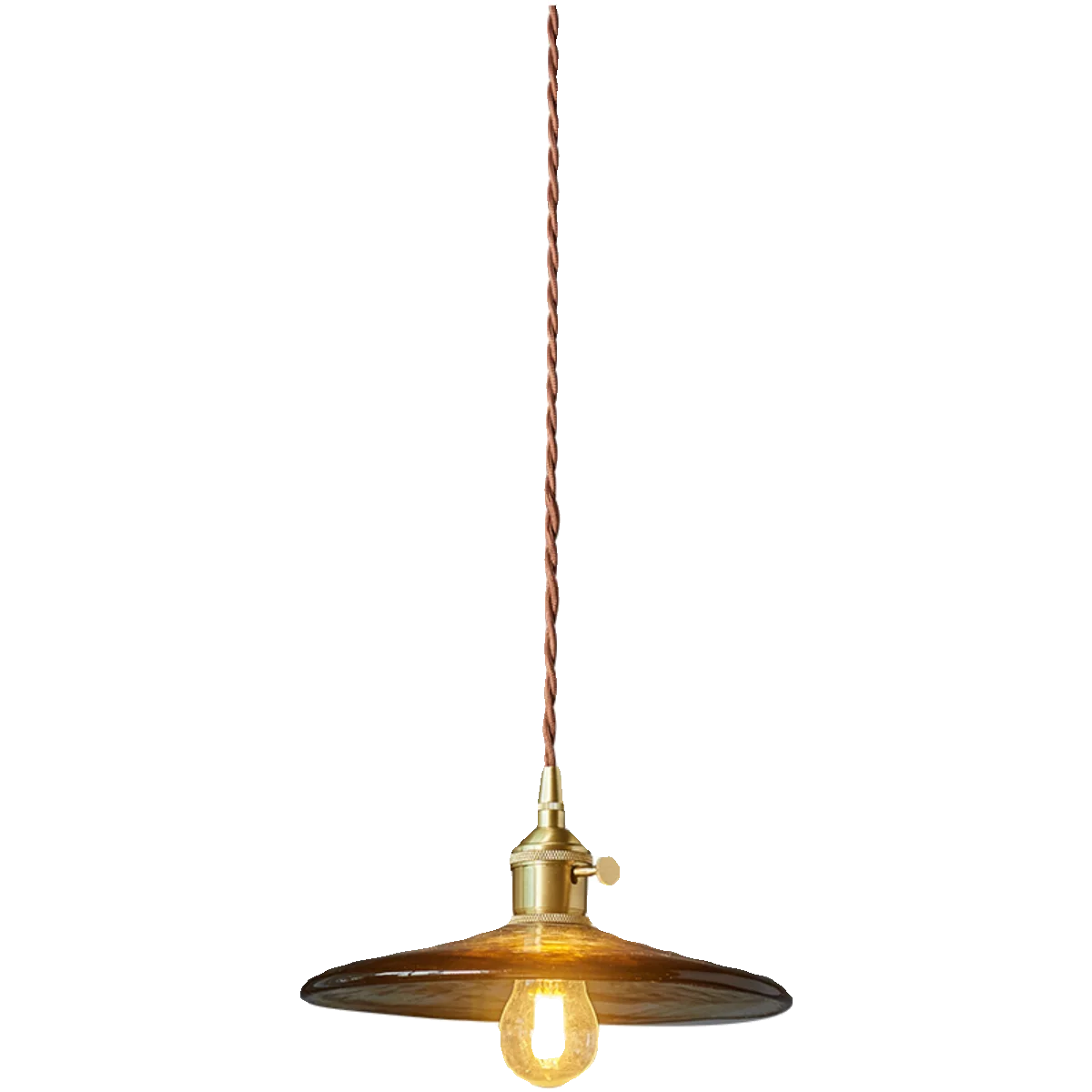 Decorbites™ LED Bernstein-Glas-Hängeleuchte – Amerikanischer Vintage-Stil für die Hausdekoration