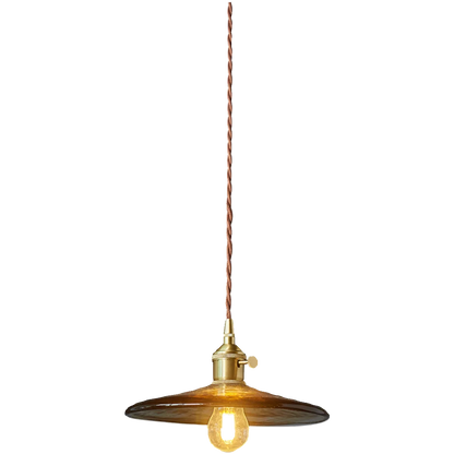 Decorbites™ LED Bernstein-Glas-Hängeleuchte – Amerikanischer Vintage-Stil für die Hausdekoration