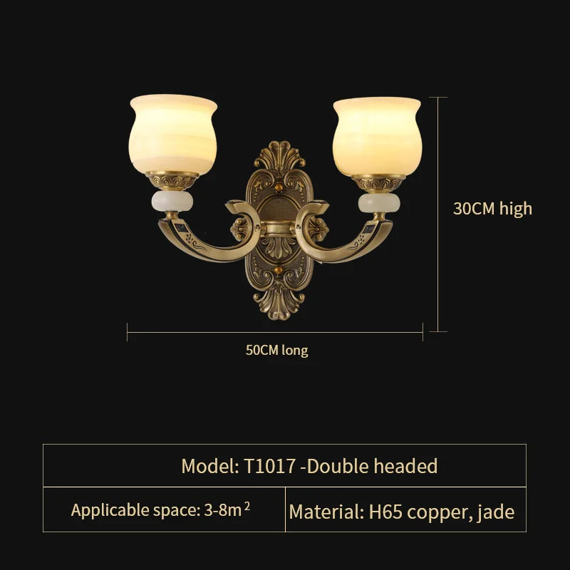 Decorbites™ Kupfer-Jade-Hängeleuchte: Moderner chinesischer Stil für Esszimmerdekoration in Villen