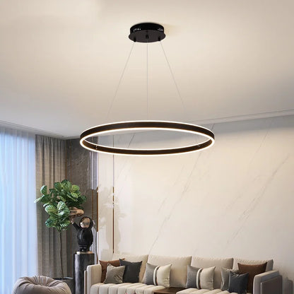 Decorbites™ Kreis-Hängeleuchter mit Dimmbarem LED-Licht für das Moderne Wohnzimmer