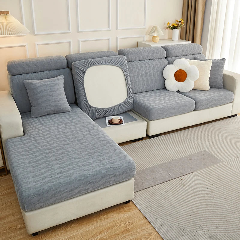 Decorbites™ Jacquard-Sofasitzbezug Möbel-Schutz Überzug dehnbar waschbar Schoner