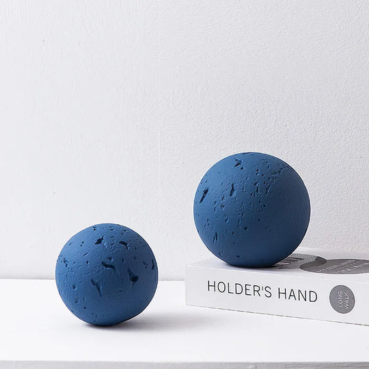 Decorbites™ Geometrische Kugelförmige Keramikornamente Mond Heimdekoration Zubehör