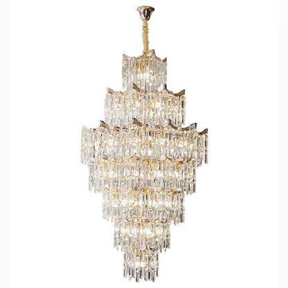 Decorbites™ Elegante Kristall-Kronleuchter für Duplex-Wohnzimmer, Hotelfoyer – Luxuriöse Atmosphäre