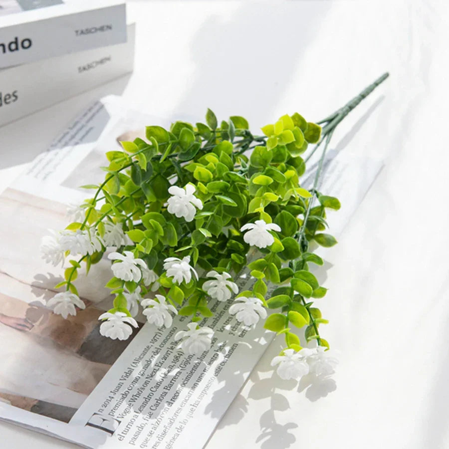 DecorBites™ Artificial Eucalyptus Plant: Wedding Arch, Christmas & Home Decor, Photography Prop