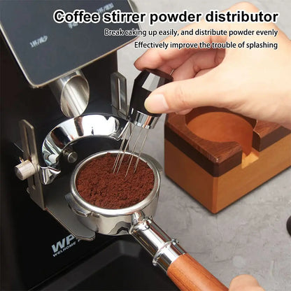 Decorbites™-Espresso-Verteiler-WDT-Werkzeug-Kaffeetamper-Rührstab aus Aluminiumlegierung Barista-Zubehör