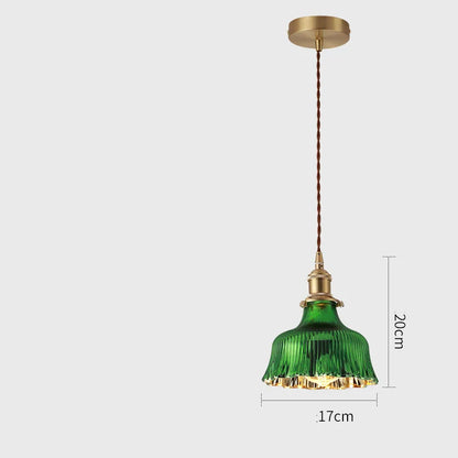 Decorbites™ Grüne Glas-LED-Hängeleuchten für Innenbeleuchtung im Zuhause, Wohnzimmer, Bar & Café