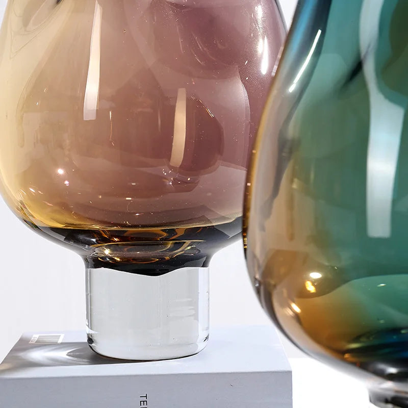 Gradient Glass Bouquet Vase