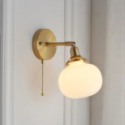 Decorbites™ Glas-Kugeln-Wandleuchte Moderne Wandlampe Treppenlicht für Schlafzimmer Badezimmer Spiegel