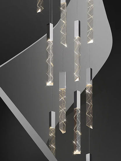 Decorbites™ Kristall-LED-Hängeleuchte: Luxuriöse Beleuchtungseinrichtung für Wohnzimmer, Schlafzimmer, Hotel & Geschäft