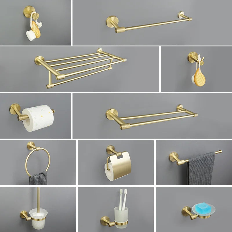 Gold Bathroom Hardware Set