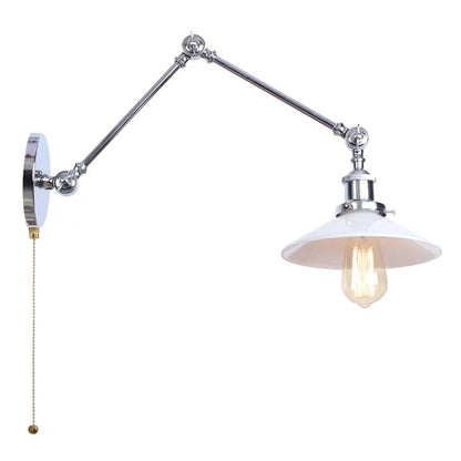 Decorbites™ Industrielles Loft Schwenkarm-LED-Wandleuchte Glas Vintage Spiegel-Lampe