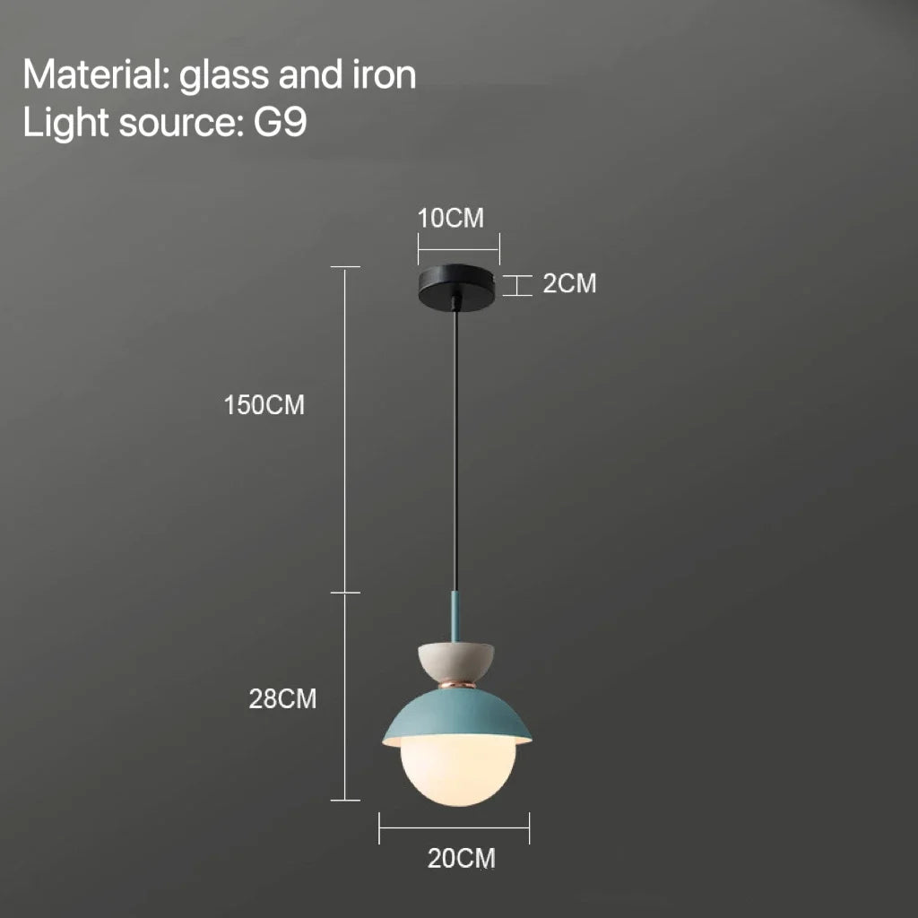 Decorbites™ Glas-Kugelleuchte: Moderne nordische Leuchte für die Einrichtung zu Hause, Küche, Esszimmer, Schlafzimmer