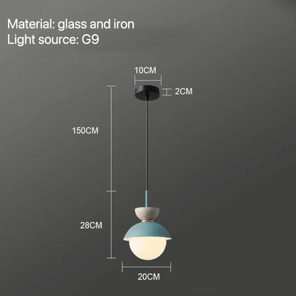 Decorbites™ Glas-Kugelleuchte: Moderne nordische Leuchte für die Einrichtung zu Hause, Küche, Esszimmer, Schlafzimmer