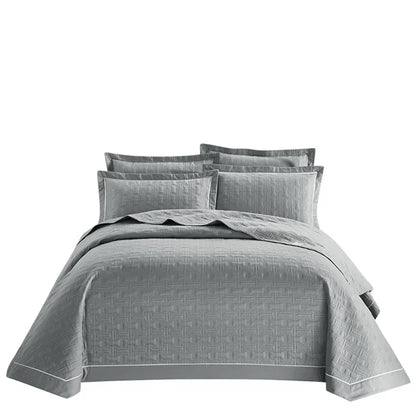 Decorbites™ Baumwoll-Tagesdecke-Bettüberwurf-Set mit dicker Steppung für luxuriöse Bettwäsche