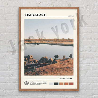 DecorBites™ Africa Landscape Posters Collection