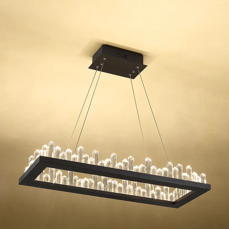 Decorbites™ Crystal-LED-Hängeleuchten: Moderne Gold-Schwarz-Industrielle Lampe für stilvolle Beleuchtung