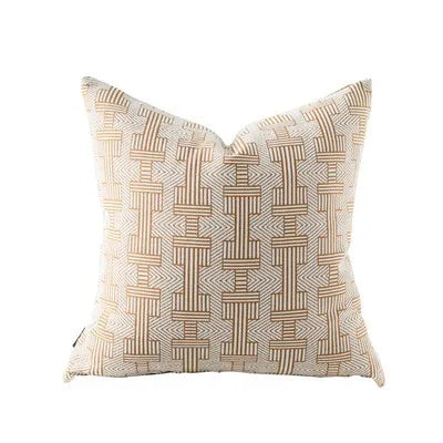 DecorBites™ Geometric Jacquard Cushion Cover | Modern Light Luxury Pillowcase | Decorative Home Accent