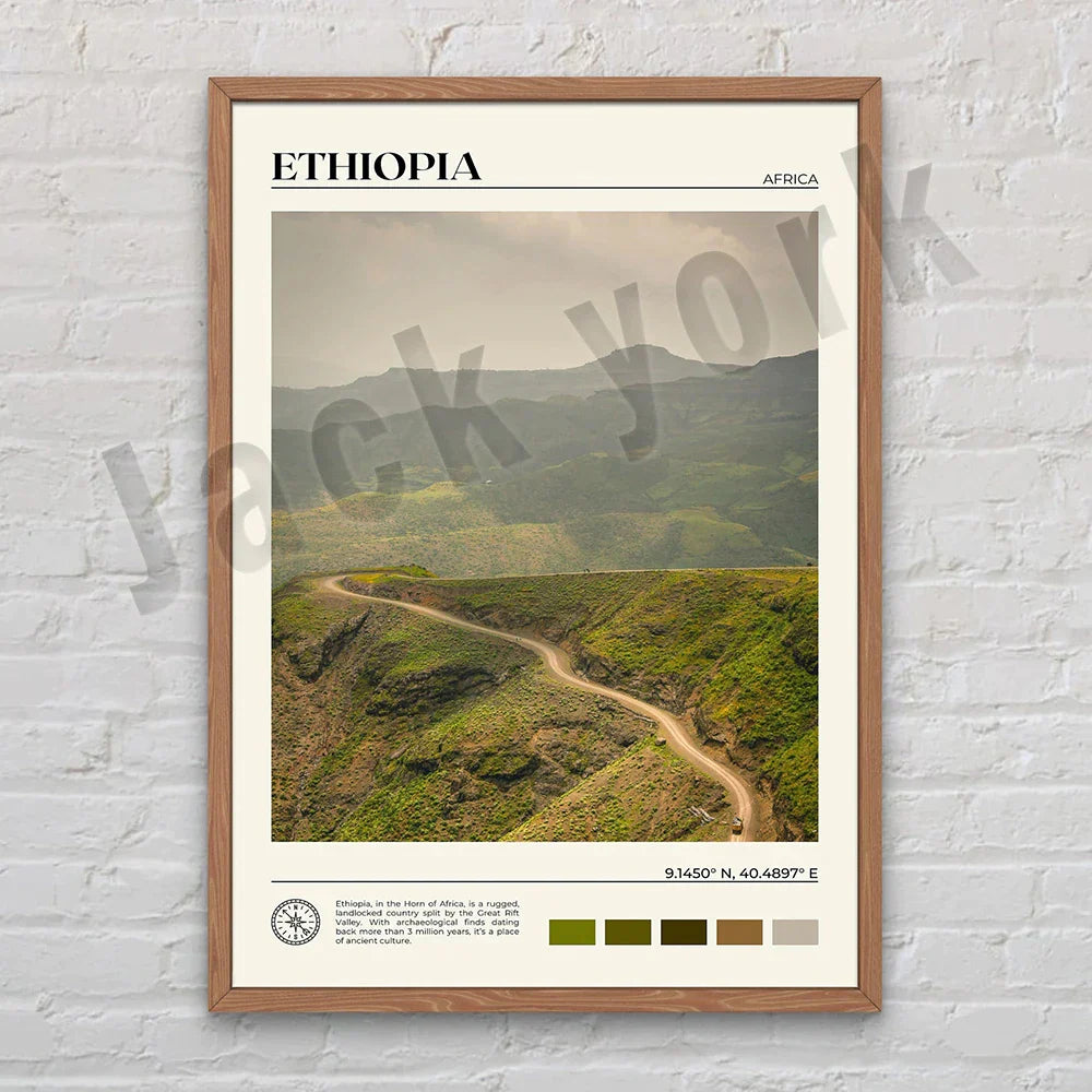 DecorBites™ Africa Landscape Posters Collection