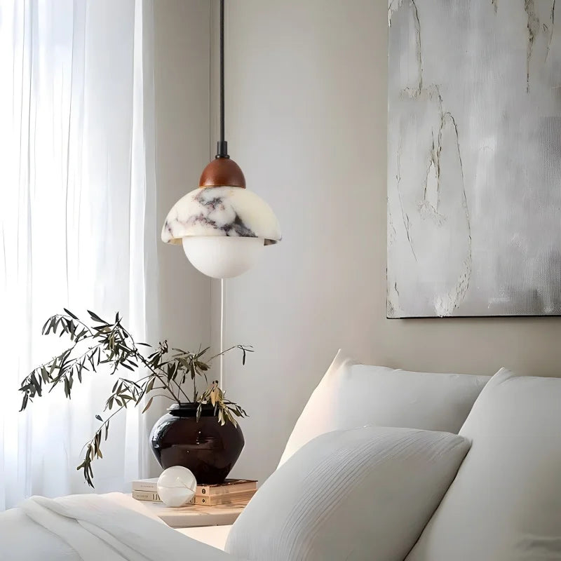 Decorbites™ Glas-Kugelleuchte LED-Hängeleuchte für Schlafzimmer Esszimmer Küche - Vintage Hängelampe