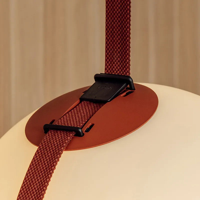 Decorbites™ Glasball-LED-Hängeleuchte – Schwarz Orange, trendiges Design für Innenbeleuchtung