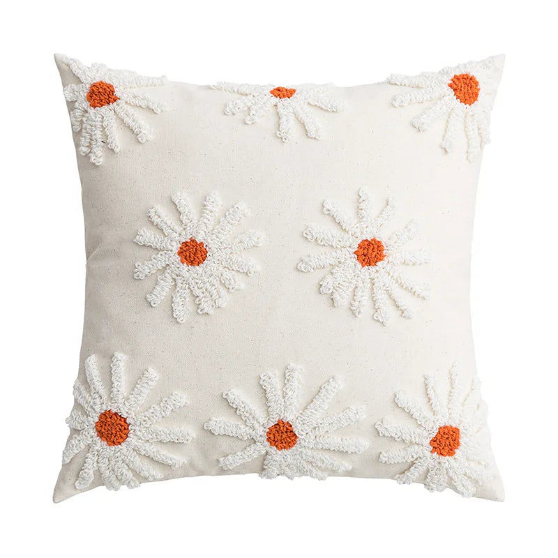 Decorbites™ Elfenbein-Gepolstertes Kissenbezug für Heimdekoration, Wohnzimmer, Sofa, Schlafzimmer