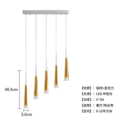 DecorBites™ Elegant LED Ring Chandelier for Living Room Bedroom Kitchen Staircase Lighting