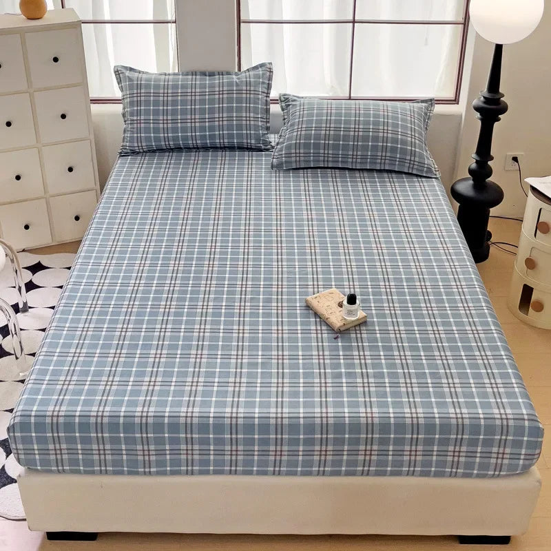Decorbites™ Japanischer Stil Dickes Spannbettlaken für Queen-/King-Size-Bett