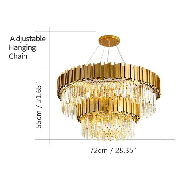 LED Crystal Ceiling Chandelier