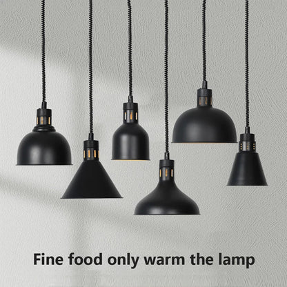 Decorbites™ 275W elektrische Lebensmittel-Wärmehaltelampe für Küche Restaurant Buffet