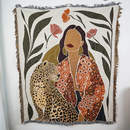 DecorBites™ Gothic Thread Blanket Throw Tapestry - Versatile Home Decor & Outdoor Essential