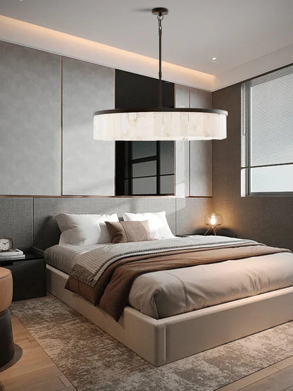 Decorbites™ Gold Marmor Deckenleuchte rund elegantes luxuriöses Anhängerleuchte