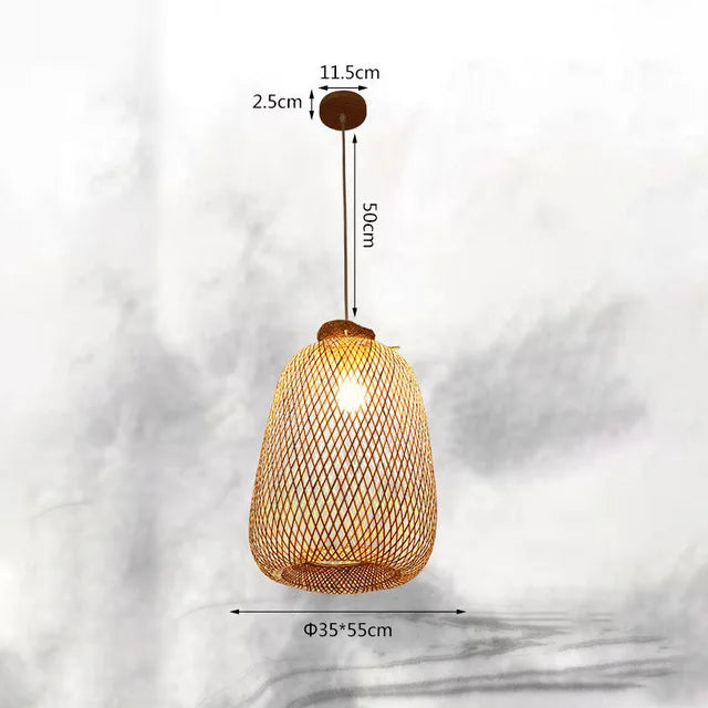 Decorbites™ Bambus-Leuchter: Handgefertigte LED-Hängeleuchte für Wohn- und Esszimmer.withOpacity