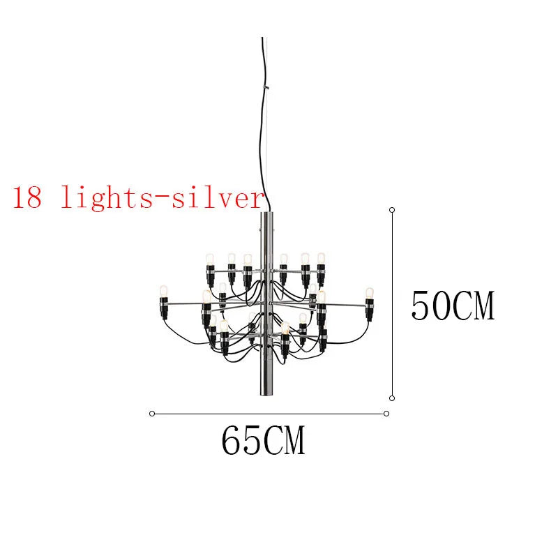 Decorbites™ LED-Kerzen-Lüster: Elegantes italienisches Design-Pendant-Licht für die Heimdekoration