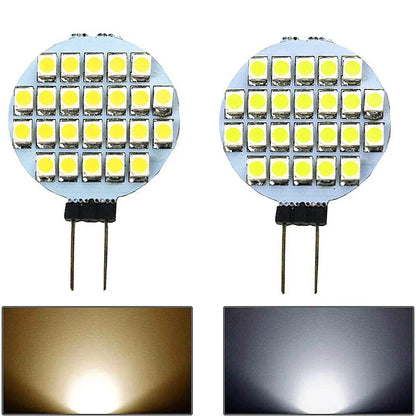 Decorbites™ G4 LED 12V 3W Glühbirne 270LM Warmweiß/Weiß 24*SMD3528 10 Stk. Zuhause