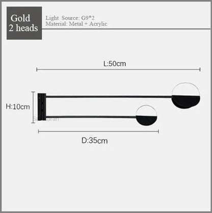 DecorBites™ Geometric Line Iron Pendant Lamp for Living Room, Bedroom, Study, Dining - Home Decor Luminare