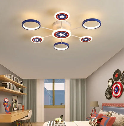 Decorbites™ Kinder-LED-Karikatur-Deckenleuchte | Dekorationslampen für Jungen- und Mädchenzimmer