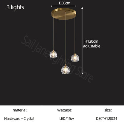 DecorBites™ Crystal Stair Football Shaped Chandelier with G9 Lights