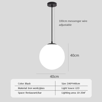 Decorbites™ Glas-Kugelleuchten: Elegante Globus-Hängeleuchten für Zuhause, Restaurant & Bar.