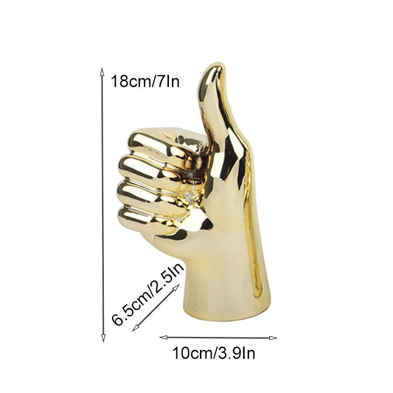 Decorbites™ Hand-Liebesgeste-Figur Skulptur für Zuhause und Schreibtisch-Dekoration