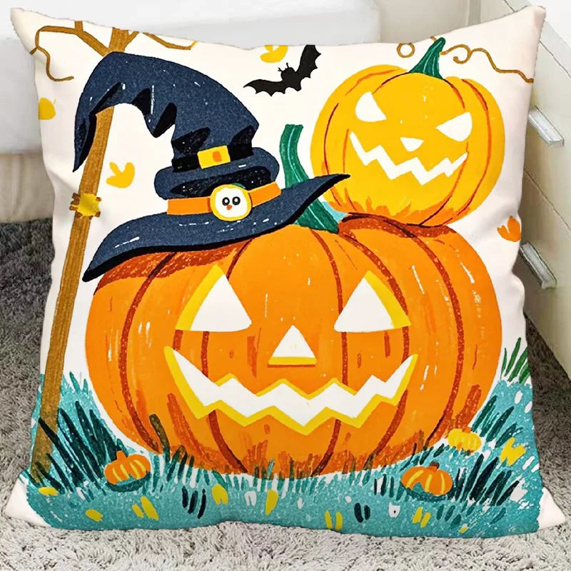 Decorbites™ Halloween-Plüsch-Kartoffelkissen für Wohnzimmer und Schlafzimmer, festliche Dekoration
