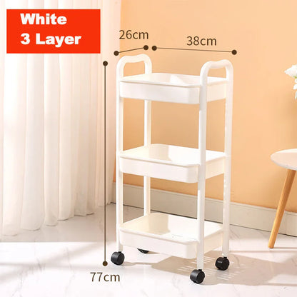 Decorbites™ Küchen-Wandwagen Rollierender Utility-Organizer-Regal-Trolley-Wagen