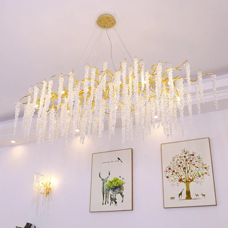 Decorbites™ Kristall-Leuchter: Postmoderne Luxus-Pendelleuchte für Wohnzimmer, Schlafzimmer und Esszimmer