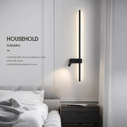 DecorBites™ LED Wall Spot Light Black White Sconce for Living Bedroom Stairway