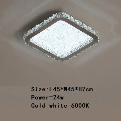 Decorbites™ Kristallrunde Deckenleuchte: Nordisches Lichtluxus LED-Beleuchtung für Zuhause im Schlafzimmer und Wohnzimmer