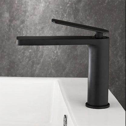 Decorbites™ Gewehr Grau Wasserfall Beckenarmatur - Messing Heiß Kalt Waschbeckenarmatur