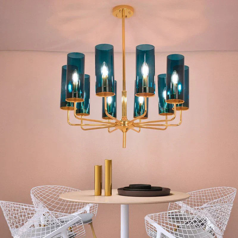 Decorbites™ Amerikanische Glaskronleuchter LED-Hängeleuchte